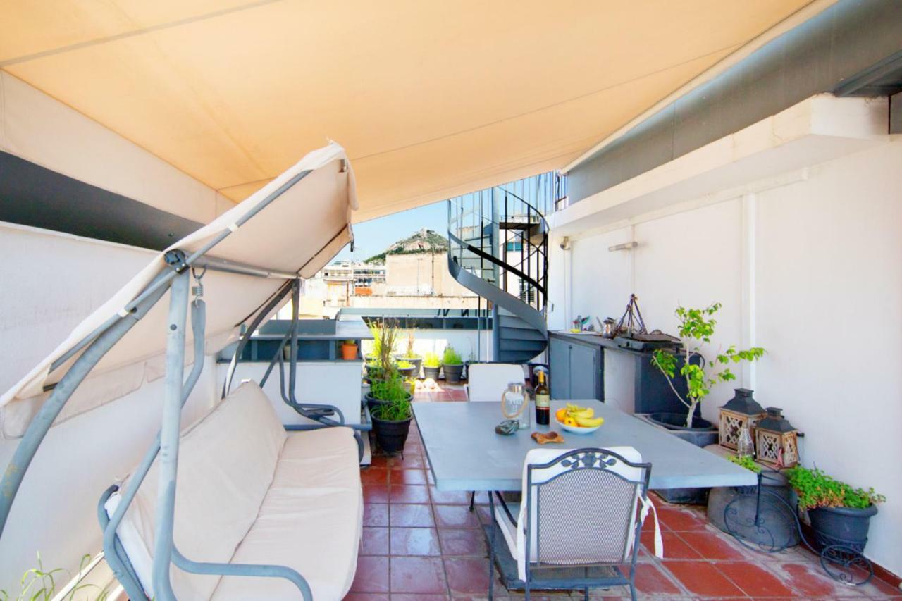 Topfloor Stylish Apartment With Acropolis View! Ateny Zewnętrze zdjęcie